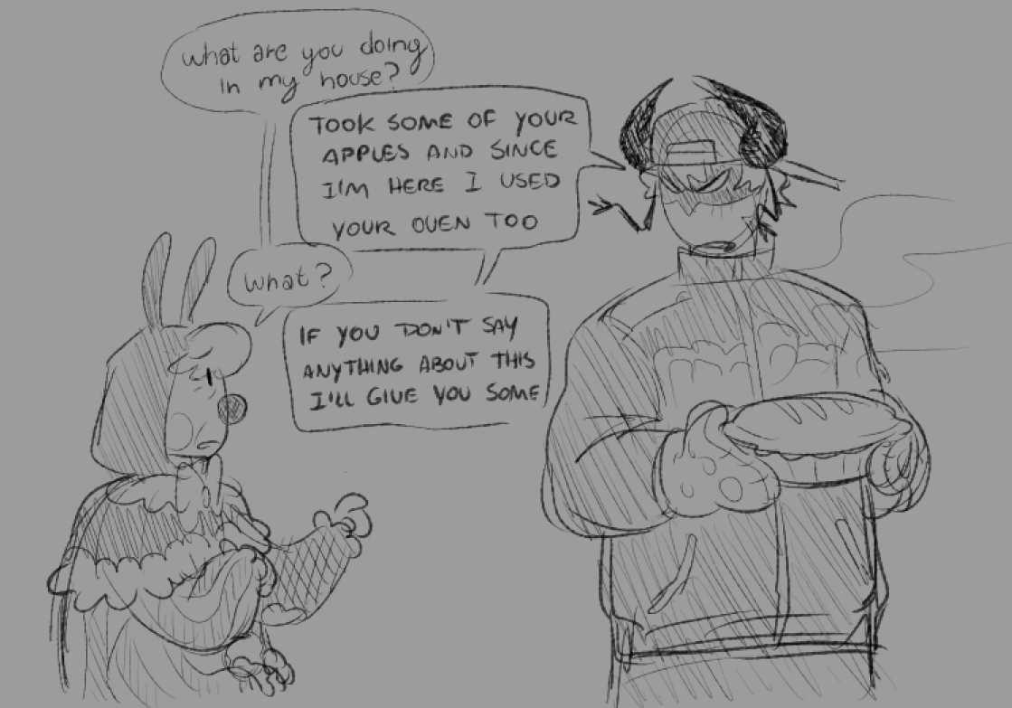 GgukTeaParty's tweet photo. A BUNCH OF PEST DOODLES GRRAAA https://t.co/yk3jQBiX7N