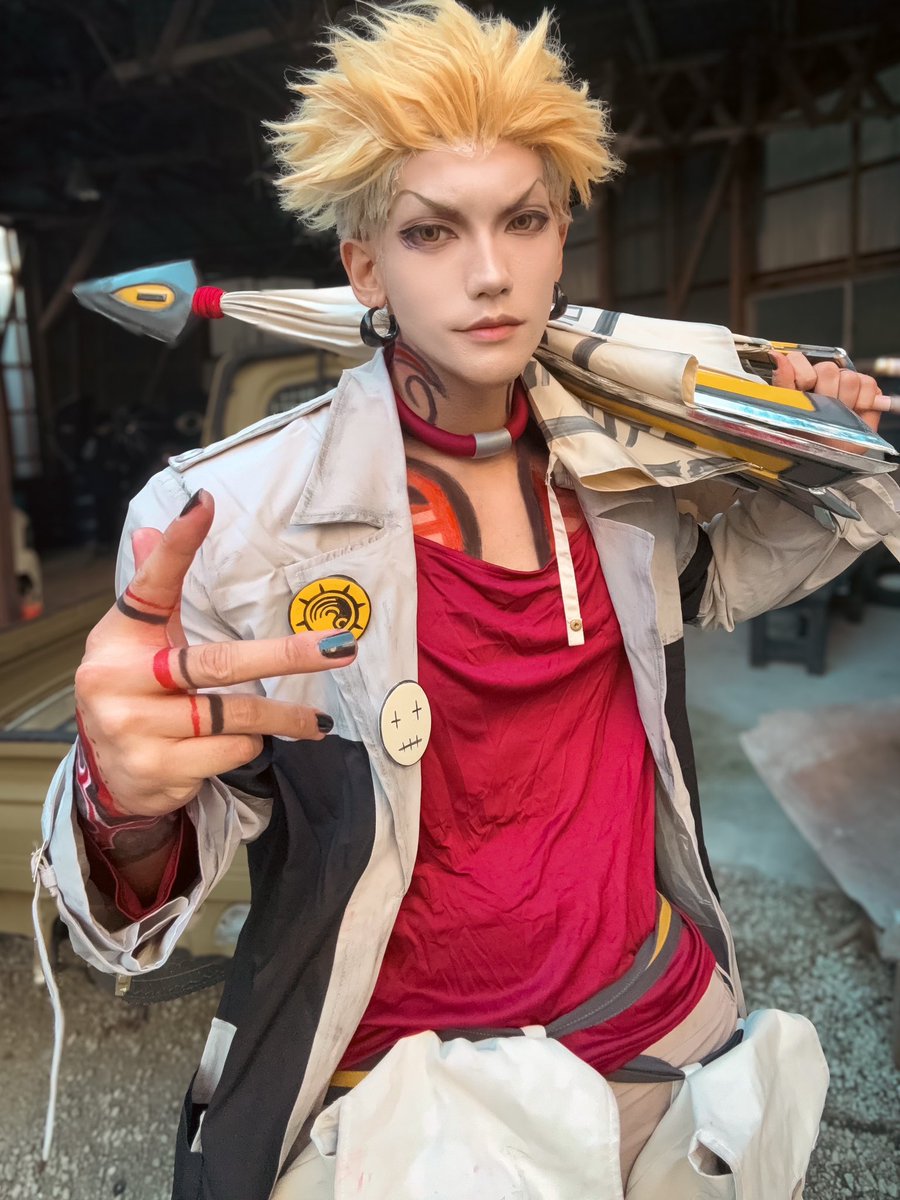 sabat_cosplay's tweet photo. 今日はガチアクタのエンジンしてきました⚡️
タトゥーは油性マジックで描いたよ✌️

#俺の考えた最強ガチアクタ併せ0922 https://t.co/Dal4aNTZZ0