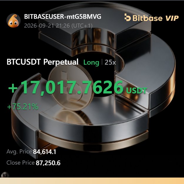 TradersEdgehub's tweet photo. Another BTC setup is closed.

The useful part is not the screenshot.
It’s being ready before the next one.

Current Traders Edge offer:

Sign up to Bitbase with code TRADERSEDGE
Deposit $100+
Get 1 month free VIP

That unlocks:
• the trading journal
• closer access to the setups
• daily structure and analysis
• the room before the trade is closed

Free community is still open.
The VIP trial is for people who want to stop watching from the sidelines.

Link in bio.