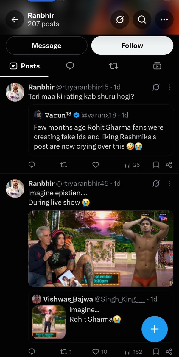 Unknown398985's tweet photo. @rtryaranbhir45 @Rohitguts @ImCrypt45 This is why they say BIHAR is not safe for women 🤢 
Always run away as soon as you spot a BIHARI 😡 

Now also shameless mazdoors will come to defend this filthy animal 😭 https://t.co/DCwPMxZmeJ