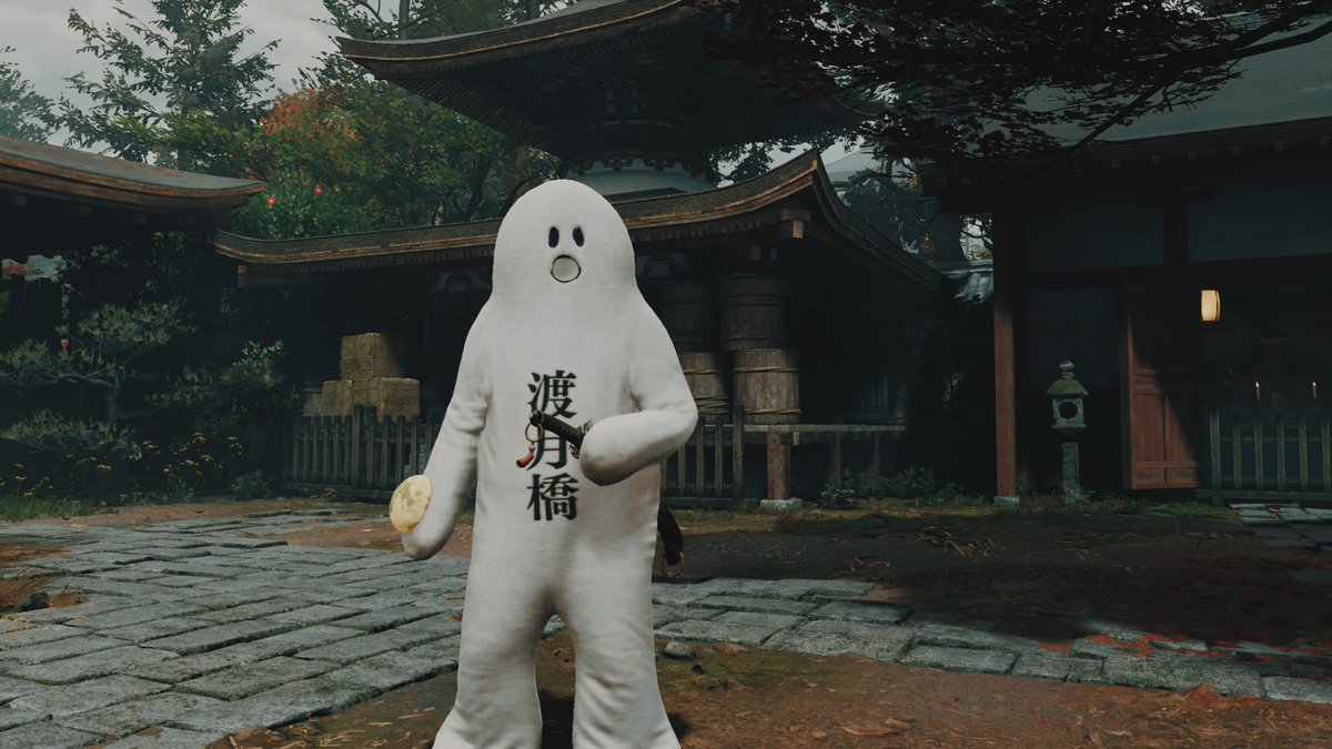 takashiman64's tweet photo. 京都はなんでこれをゆるキャラにしたのだろうか？
夜道で会ったら確実に悲鳴をあげる
こんな化物…
怖すぎだろ。おや？誰か来たようだ…
#鬼武者WS https://t.co/QJUMhXGYke