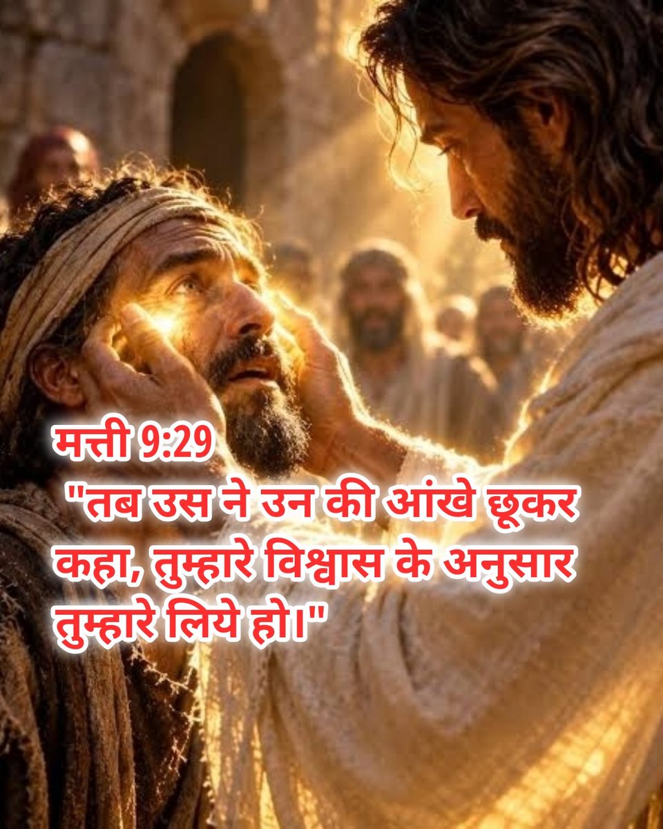 KhalkhoNancy's tweet photo. Daily Verse From Holy Bible ✝️💐
💐https://t.co/wIZg34Gqbp💐💐

🎉Matthew 9:29 
 "Then he touched their eyes and said, 'According to your faith let it be done to you.'"🎉

 @JEHOVAHmyLORDandSAVIOUR  

  📅22.9.26 📅

#bible  #bibleverseoftheday #christian #igdaily #insta https://t.co/LVWBrq27C2