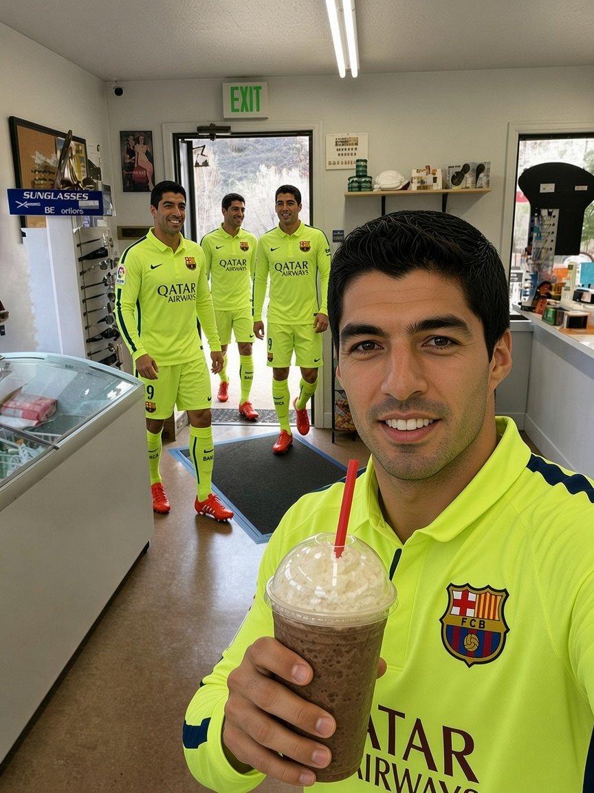 Darmumas's tweet photo. Oggi è avvenuto qualcosa di bellissimo

Suarez è entrato nel mio negozio d’alimentari e gli ho dato una coca servita alla vecchia maniera

Uscito dal negozio è tornato dopo mezz'ora con altri Suarez ❤️ https://t.co/TJedLRmQBa