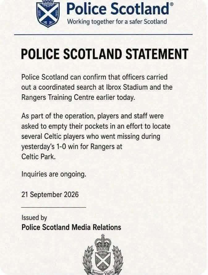 SG68RFC's tweet photo. The Glesga Polis doing a proper job for once 👇👇🤭!! https://t.co/3FH4twEekM