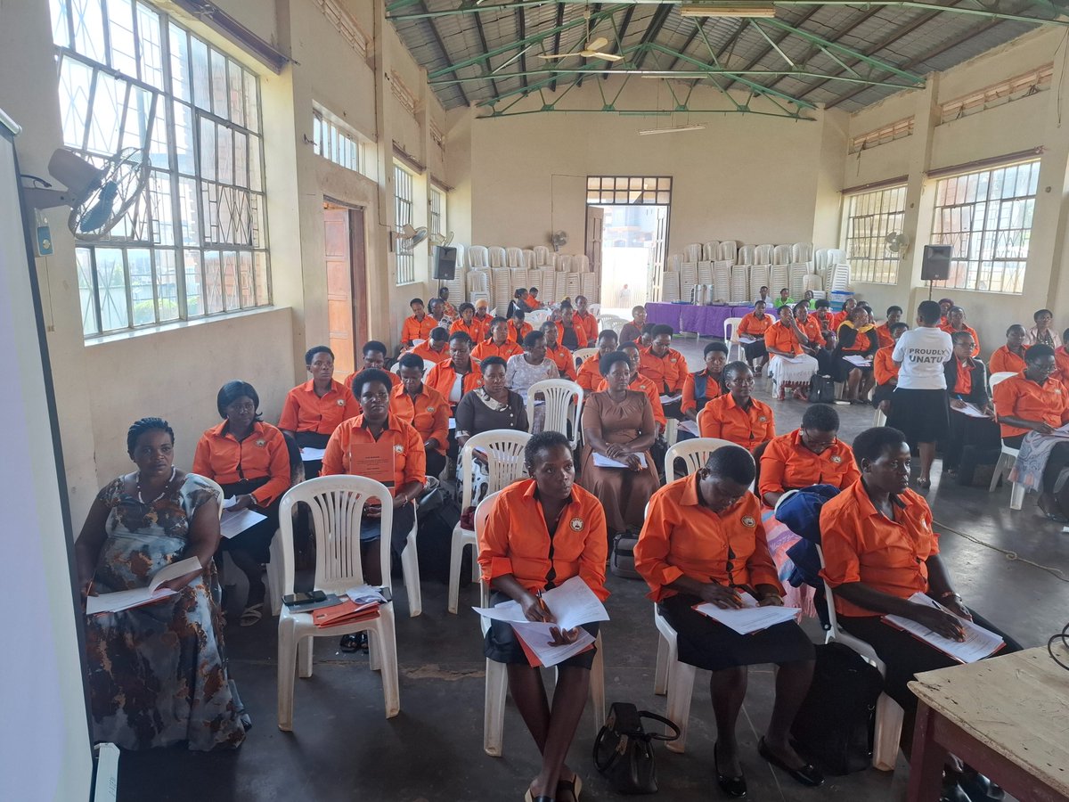 UNATU_ORG's tweet photo. HAPPENING NOW | Female Educators’ Empowerment Workshop – Mbarara
UNATU is engaging selected female educators and leaders in Mbarara City as part of its Gender and Women Empowerment initiative, following a similar engagement held yesterday in Kabale, Kigezi Region.

Under the theme “Enhancing Entrepreneurship and Leadership Capacity of Female Educators for Quality Education,” participants are engaging on gender-responsive school environments, gender and stereotypes, leadership within the Union, basic rights and laws, and practical action at school and community level.

The workshop seeks to strengthen the leadership capacity of female educators and support their meaningful participation and leadership within the Union and the education sector.

#UNATU #FemaleEducators #WomenInLeadership #GenderEquality #TeachersMatter #EducationUganda