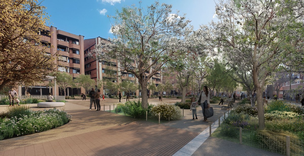 PremsaAMB's tweet photo. [NdP] Comencen les obres de reurbanització de les places vint-i-cinc d'octubre a Sant Adrià de Besòs de Maria Aurèlia Campany a Sant Joan Despí

>> https://t.co/5fsu3sUvLr https://t.co/nzPpHqIM5d