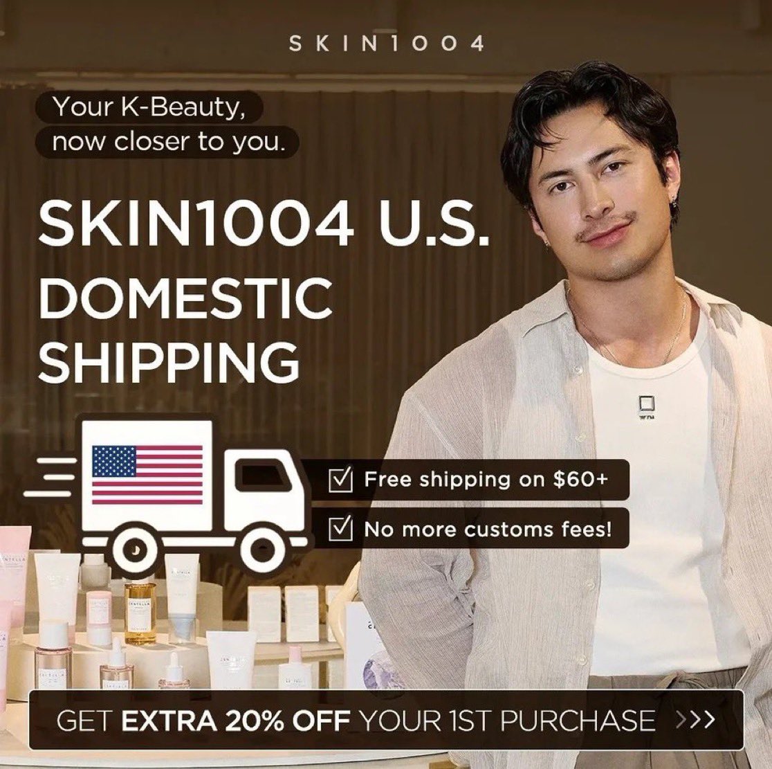 Hudson_WSource's tweet photo. Hudson Williams in another Skin1004 ad 
@/skincare1004 https://t.co/xlgcy4ATDJ