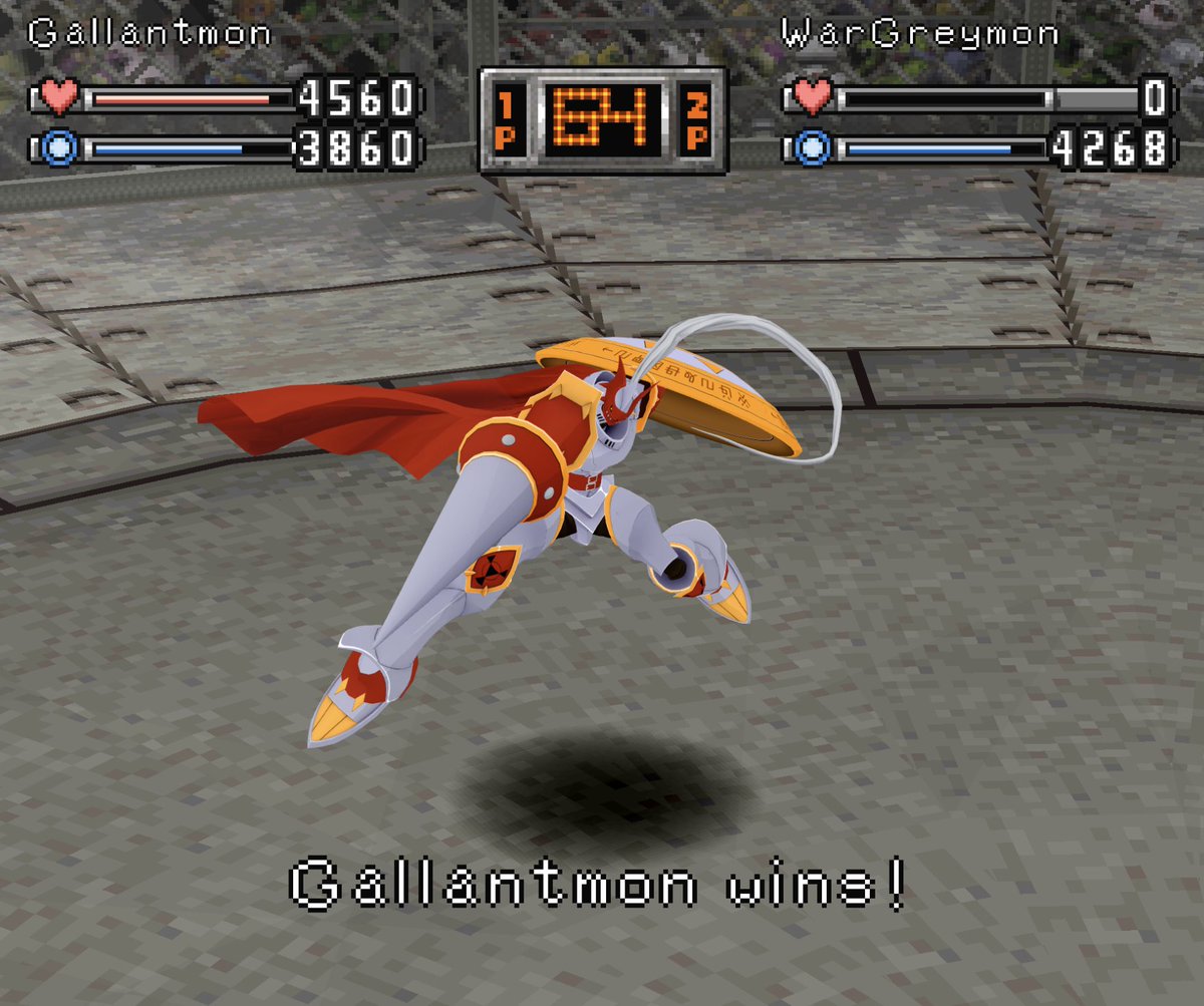 DigiWorldRemake's tweet photo. Gallantmon in Digimon World 1 Arena 😧 https://t.co/dQ0vqvQfMj