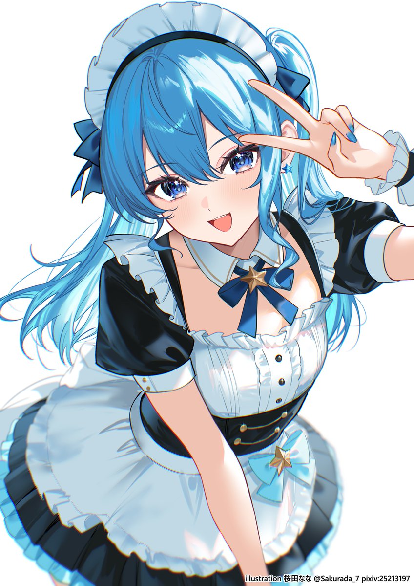 Sakurada_7's tweet photo. めいどっっっっっっ🩵🩵🩵🩵

#ほしまちぎゃらりー https://t.co/kXAItxHSE2