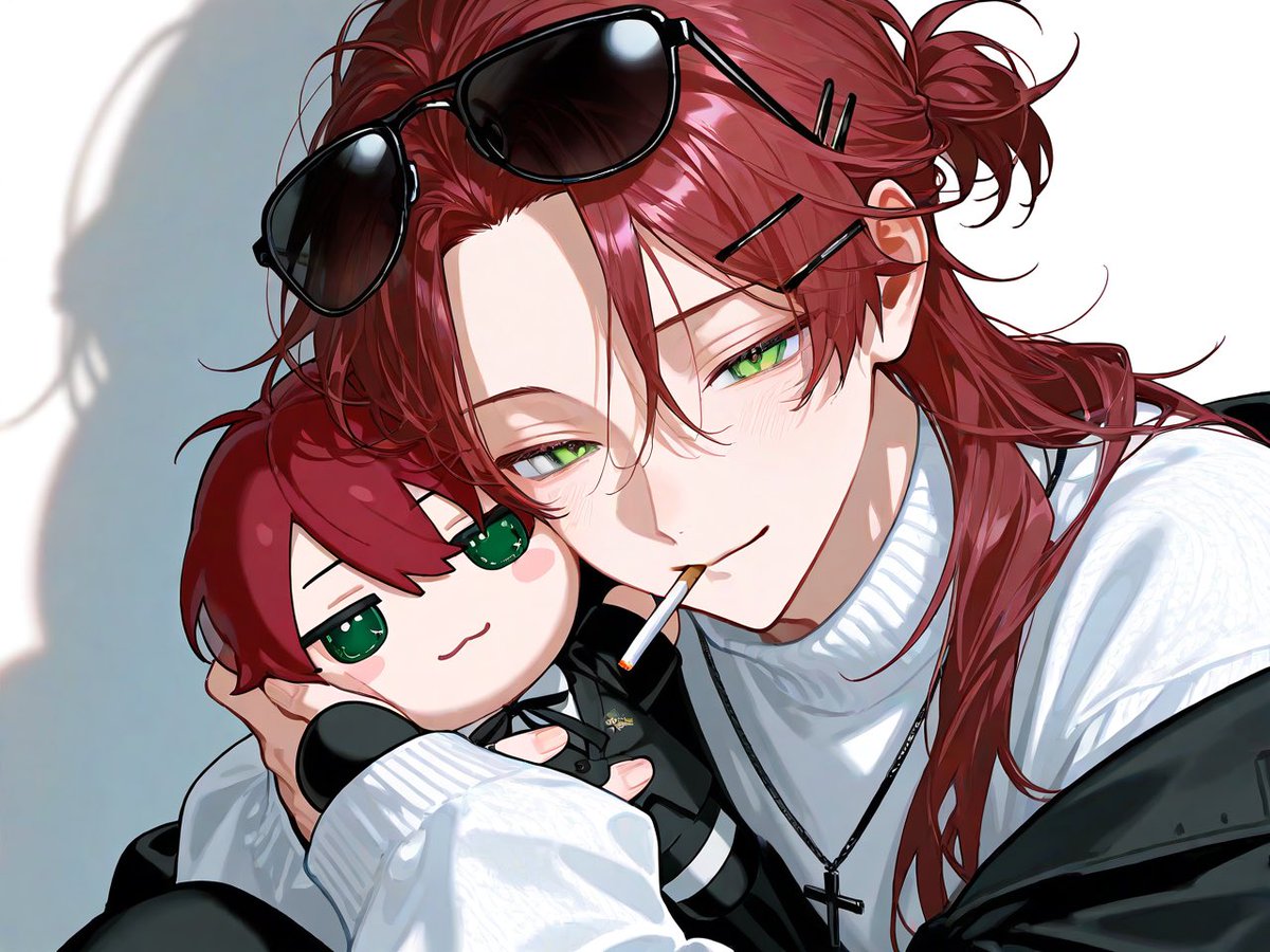 me__p_'s tweet photo. これはぬいを抱きしめていることお兄さんと、ちょっと見ないで、のみつお兄さん https://t.co/uAALvlpwlh