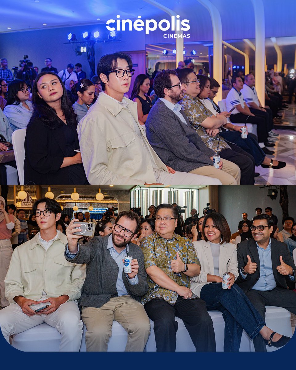 cinepolisID's tweet photo. Intip keseruan launching #CollagenaSmoothies bersama #Collagena x Cinépolis di Cinépolis Senayan Park, yang makin lengkap dengan sesi Mat Pilates bersama #DanielChoi.
Penasaran dengan rasanya? Yuk coba sendiri di Cinépolis Cinemas terdekat di kotamu.
#CinepolisID https://t.co/hfrOpS2hmE