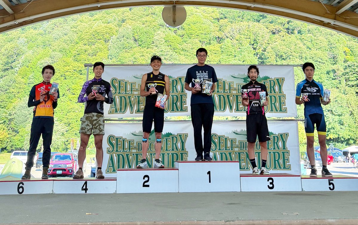yukimtb's tweet photo. SDA王滝100km2位でした。
優勝した荒金選手すごく強かった！おめでとう🎉
身体ボロボロだけど、明日はONTAKE50(54km)トレラン。
２日間🚵‍♂️🏃‍♂️合計タイムで競う『キングオブ王滝』4連覇目指して頑張ります🔥
因みに🏆荒金選手と4位の北尾選手も明日走ります。バチバチな戦いになりそうです😍 https://t.co/6zEvluPdAp