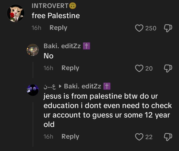 cxn_cy's tweet photo. never knew Jesus was from Palestine https://t.co/GcxiqgXqnt