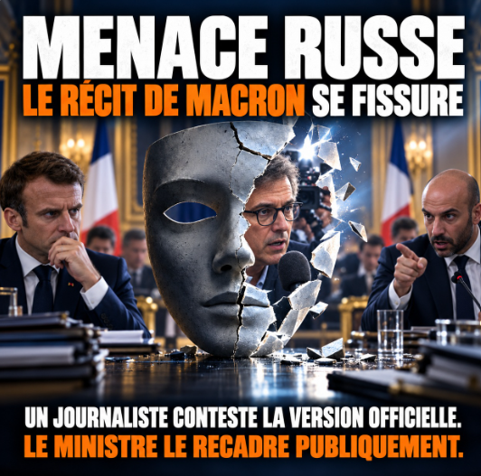 ChristinePP27's tweet photo. reslp77
🎭 LA MANIPULATION NE PREND PLUS !

Emmanuel Macron convoque les chefs de partis à l’Élysée, dramatise une prétendue « menace hybride russe » et tente une nouvelle fois d’installer un climat de peur.

Mais lorsqu’un journaliste expérimenté, Georges Malbrunot, rapporte que des responsables du renseignement français jugent cette menace surestimée, le pouvoir ne répond pas sur le fond.

Il attaque le messager.

Benjamin Haddad, ministre de l’Europe, recadre publiquement le journaliste, invoque des déclarations étrangères et l’accuse même de « faire de la politique ». Autrement dit : toute voix qui conteste le récit présidentiel devrait se taire !

La méthode est désormais bien connue :

➡️ organiser une réunion solennelle ;
➡️ agiter une menace extérieure ;
➡️ impressionner des oppositions complaisantes, pour ne pas dire complices ;
➡️ imposer un récit unique dans les médias ;
➡️ intimider ceux qui osent le remettre en cause.

Mais cette fois, la ficelle est trop grosse. Plus le discours s'éloigne du réel, plus la manipulation est visible !

Les Français comprennent que cette dramatisation permanente sert aussi à détourner leur attention du désastre intérieur : dette abyssale, insécurité, immigration organisée pour détruire la Nation, effondrement des services publics et soumission croissante à l’Union européenne.

Plus le pouvoir exige que nous ayons peur, plus nous devons poser des questions.
Plus il tente d’imposer son récit, plus nous devons défendre le pluralisme et la liberté d’informer.

Macron et ses relais pensaient verrouiller le débat. Leur nervosité montre au contraire que leur manipulation ne fonctionne plus.

🇫🇷 Refusons la politique de la peur.
Retrouvons notre liberté, notre souveraineté et notre indépendance nationale !

📲 Abonnez-vous, partagez cette publication et rejoignez Les Patriotes !

#LesPatriotes #Souveraineté #LibertéDExpression #Macron #Frexit