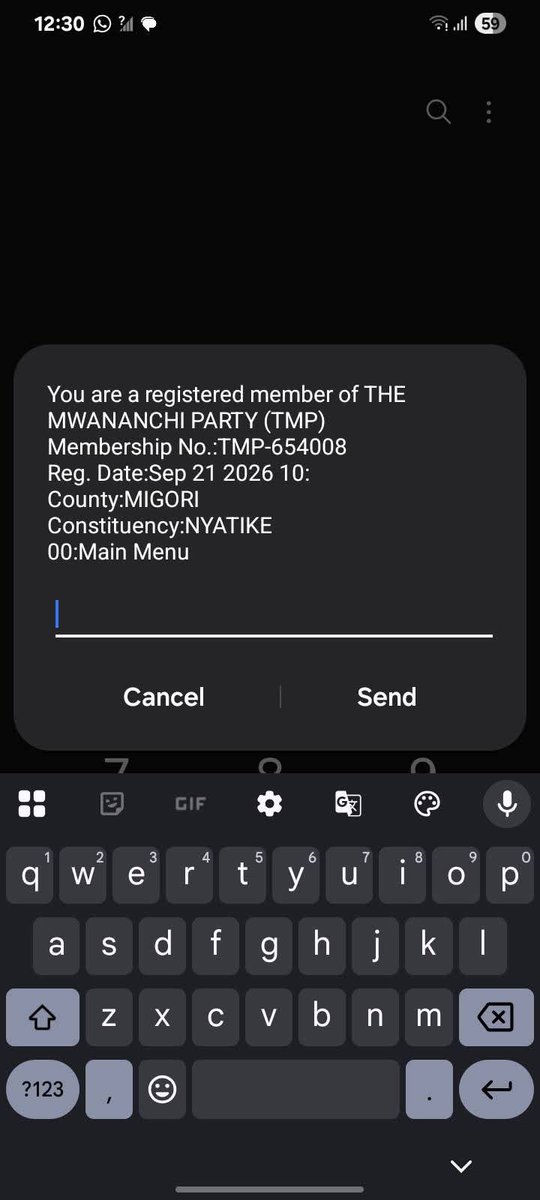 HEBabuOwino's tweet photo. Wananchi tuko wengi.
Tuendelee kujisajili kwa chama chetu. https://t.co/crgM5rNqNx