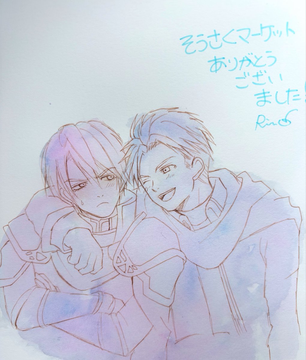 desertdrop0909's tweet photo. そんなわけで！！！そうさくマーケットありがとうございました。
本当多忙と体調不良で全然なんの準備も出来ず…💦
参加しただけになってしまったのですがスペースに遊びに来てもらえて嬉しかったです。
次のイベントは関西コミティア！新刊も出ますし（がんばれ、私！）ノベルティなんかも色々準備していきます！！
今回よりは発信しますのでお楽しみに！！！！！！！！