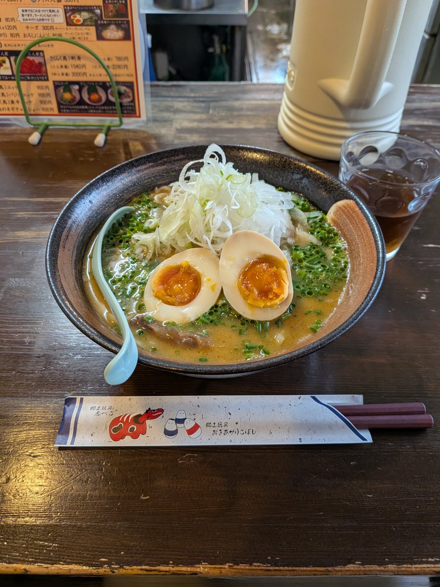 rui_starryroute's tweet photo. 会津まつり前日入り〜
時間が合えば必ず寄るラーメン屋さん、間に合って良かった♪ https://t.co/Yl1OLhiHx0
