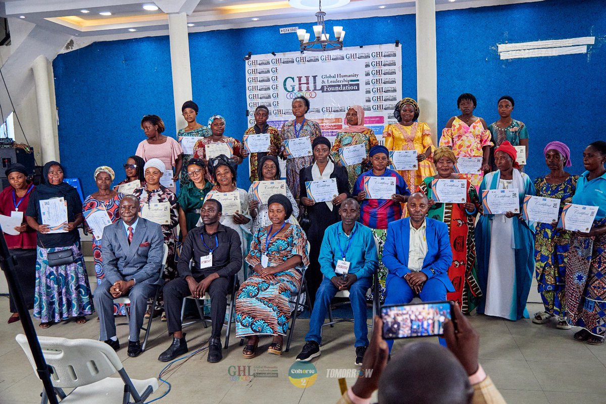 ghlfdrc's tweet photo. GHL-F awarded certificates to literacy learners .

This certificate is more than paper — it is dignity, independence, and power. To read and write is to reclaim your rights, grow your business, and shape your community.

At GHL-F, we believe literacy builds lasting peace. https://t.co/4EWgZC5N2T
