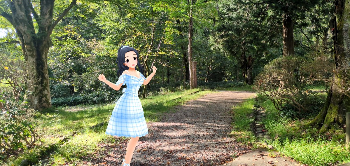 P36450802's tweet photo. ・悠久山公園にて
広い園内は散策するにも楽しい所。自然豊かでなだらかな道はあちこちに広がっており──

「こっちの道も面白そうですよ♪」

…椿さんも昔は家族と来てたのかな、なんて少し考えたり🤔 https://t.co/5yUcpRV7dL
