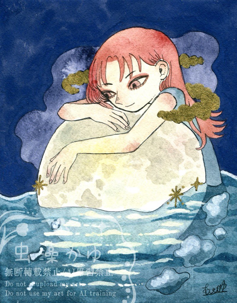 kayukayu_2's tweet photo. #5連休は掘り出し作家大収穫祭

🐌🎶

どうやら夜や子供たちの絵を描いているようです。 https://t.co/VPtL91cyVY
