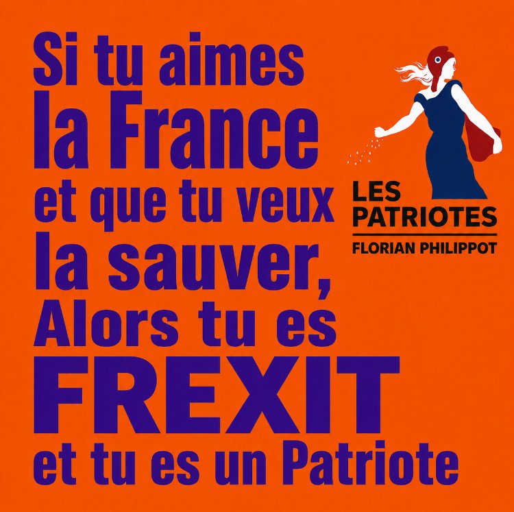 LesPatriotes64's tweet photo. 🔶Un seul drapeau, une seule monnaie, une seule solution : #FREXIT
@_lespatriotes présidé par @f_philippot https://t.co/V42jY4MUPF