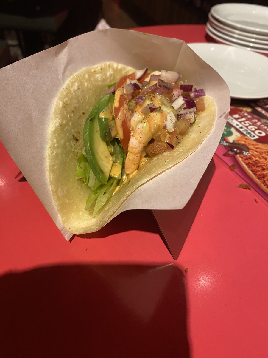 tenzan_be_good's tweet photo. 圧倒的タコス……！

こういう食べ物好きなんだよねえ(o'ч'o)ŧ‹”ŧ‹” https://t.co/c37S9TbpW7
