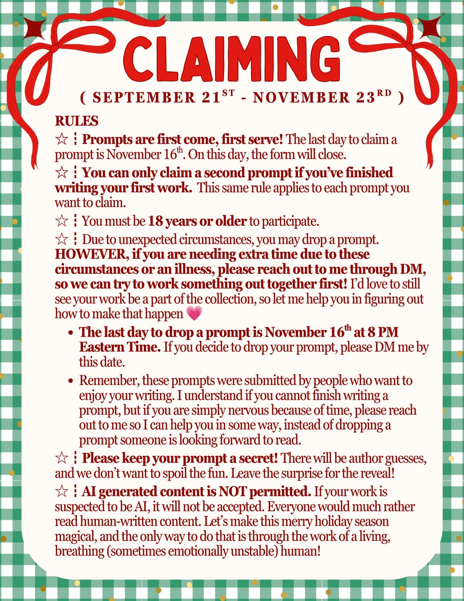 txtholidayfest's tweet photo. Claiming is NOW open. Be sure to read all of the listed information and rules before submitting the form 😼🎄
LINK: https://t.co/4GWSlnjagM https://t.co/noSGsPoSGn