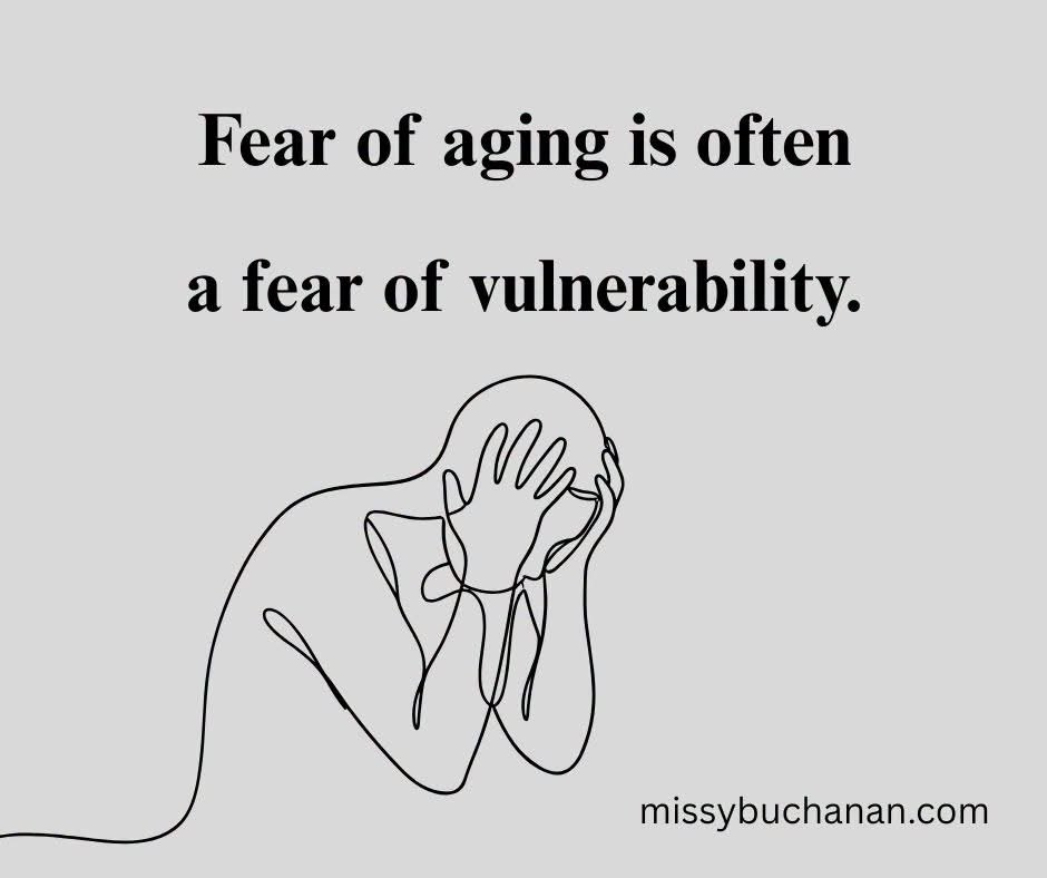 MissyBuchanan's tweet photo. Be honest about your fears on the journey of aging. https://t.co/OqaReAfCXQ