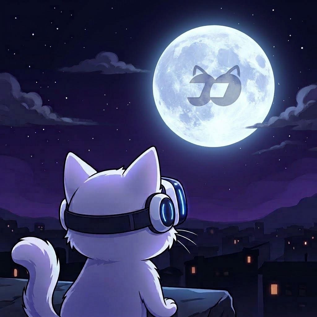 fomocat_coin's tweet photo. Eyes on the moon.
Paws on the mission. 
FOMOCAT knows the journey is just beginning. https://t.co/lCnfQVBjh9