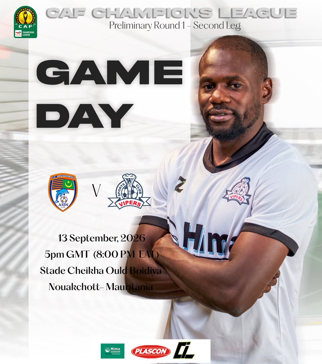 AtukwasaAA's tweet photo. ๐๐๐๐๐ ๐๐๐!! ๐๐๐๐๐ ๐๐๐!! โชโซ
Belief. Focus. Character. Big game in Nouakchott, Mauritania ๐ฒ๐ท this evening. โ๐ฟ
Letโs do this, Venoooooms ๐๐ฟ
#TotalEnergiesCAFCL || #VenomsUpdates || #OneTeamOneDream || https://t.co/pcqnrqL1mj