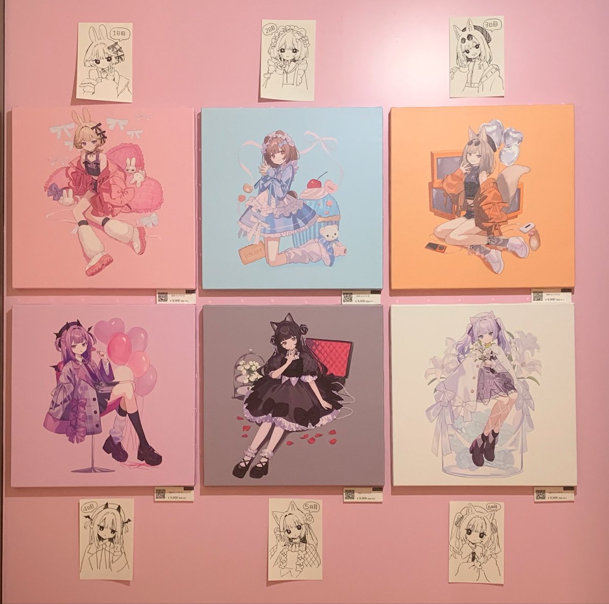 Emst_stock's tweet photo. しゅがお(@haru_sugar02 )個展『“K”ROSSING』

6日目の営業終了しております!
本日もたくさんのご来場誠にありがとうございました❇️❇️

明日はいよいよ在廊日&最終日
是非皆さまご利用くださいませ📢

【在廊時間】
13:00-17:00
※混雑時は整列入場等の入場制限をかけさせていただく場合がございます

#EmST #しゅがお個展