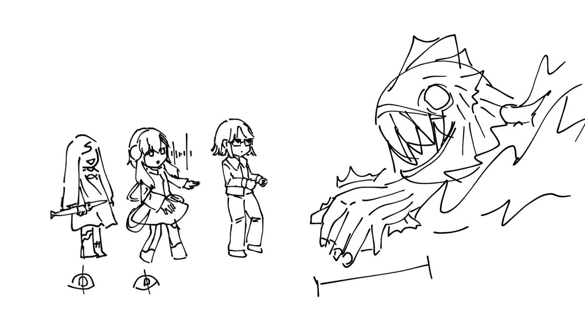 taimaninthe3rd's tweet photo. 今日のニンジャスレイヤーTRPGセッションで、ダゴン・ニンジャと戦うみんな。(そして地に落ちるムテキ使い)
#ニンジャスレイヤーTRPG https://t.co/CpR2hV5qVG
