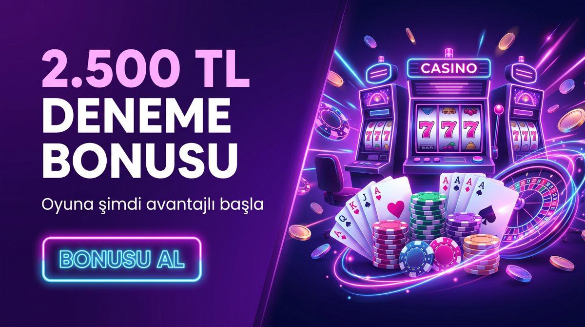 GuncelBahisTR1's tweet photo. 💜 2.500 TL'YE VARAN DENEME FIRSATI!

🎰 Slot ve casino bonuslarını keşfet, güncel kampanyaları kolayca karşılaştır.

🔗 Güncel giriş: https://t.co/nBN0DsHHlD
👉 Şimdi incele!

#DenemeBonusu #SlotOyunlari #Casino https://t.co/3aFEB9wyCL