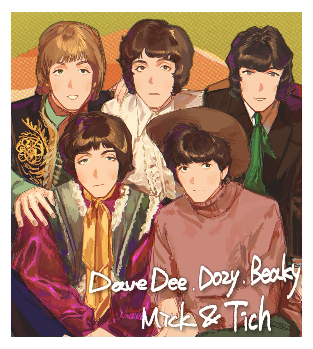 simizu_tomato's tweet photo. 60年代のかわいいバンド https://t.co/LfLDCWCQKX
