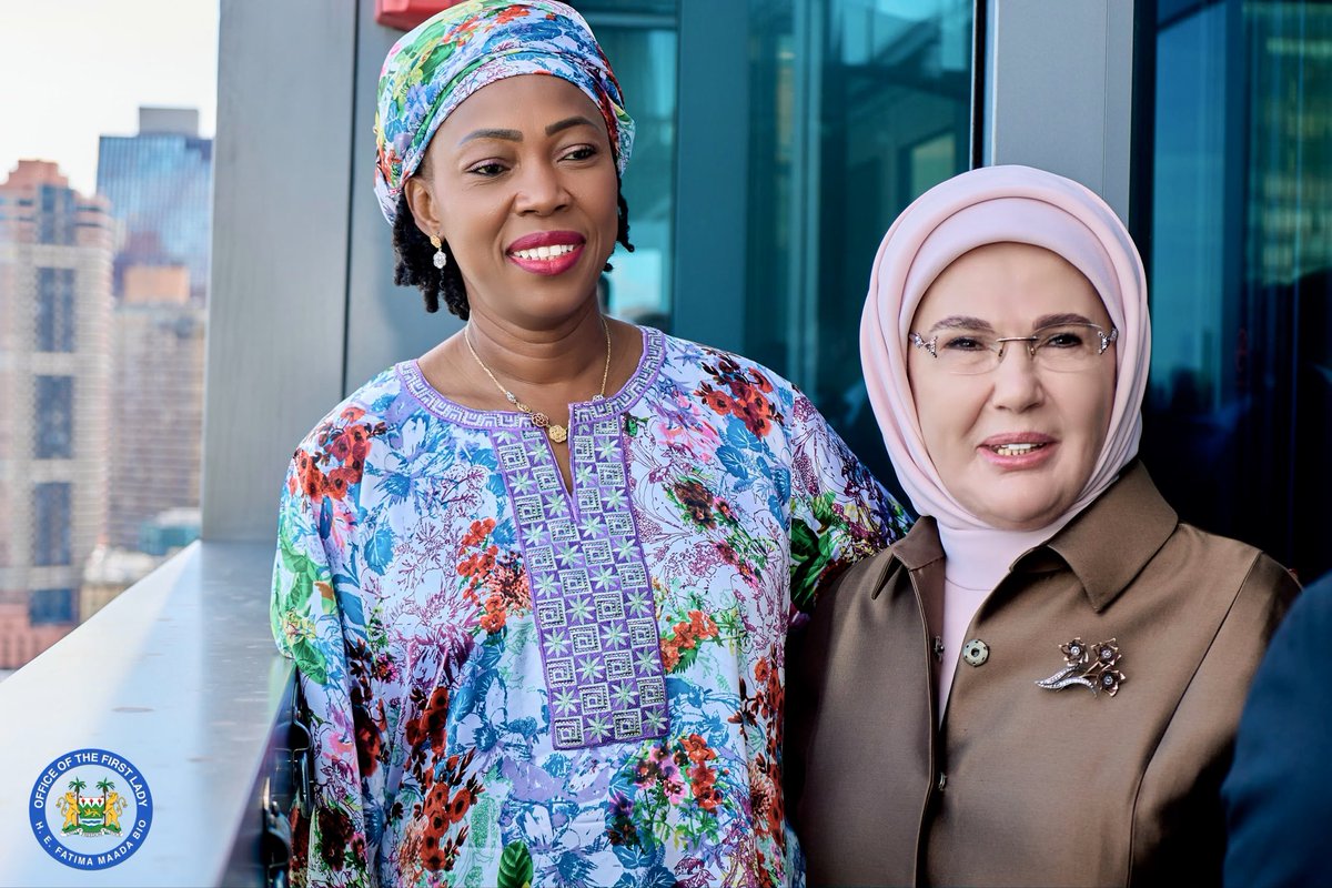 Ladyfatimabio's tweet photo. I had a very productive and meaningful meeting with my dear mother, Her Excellency Emine Erdoğan, First Lady of the Republic of Türkiye, where we discussed the timeline and progress of our important hospital project in Bo, Sierra Leone.

This 150-bed pediatric hospital, being built in partnership with TİKA, is a significant investment in the health and future of Sierra Leone’s children. For me, this project is deeply personal because it speaks directly to my commitment to ensuring that no child in Sierra Leone is denied quality healthcare simply because of where they are born.

The hospital will serve children and families in Bo and communities across the Southern Region, while strengthening Sierra Leone’s capacity to provide specialized pediatric care closer to home. It is a project that represents hope, dignity and a better future for our children.

I am profoundly grateful to my dear mother, Her Excellency Emine Erdoğan, and to the Government and people of Türkiye for their love, friendship and continued support to Sierra Leone. The partnership between our two nations is a beautiful example of how international friendship can translate into tangible opportunities and better lives for our people.

For Sierra Leone, this is more than a hospital. It is an investment in our children, an investment in our families, and an investment in the future of our nation.

With love and commitment to the people of Sierra Leone.

FMB