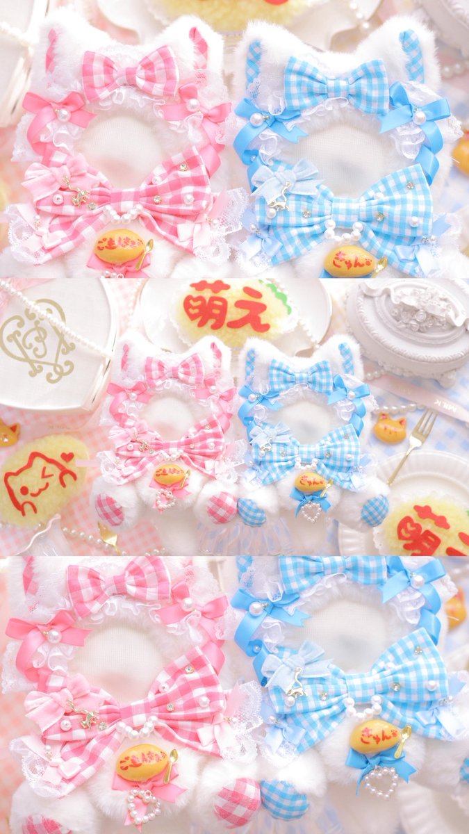 chinamitsu_gts's tweet photo. ⌢⌢⌢⌢⌢⌢⌢⌢⌢⌢⌢⌢
﹉﹉﹉﹉﹉ᥬᩤ﹉﹉﹉﹉﹉
萌きゅんおむらいす🩷🩵
おいしくなぁれ、萌萌きゅ〜ん♡゛

➹きぐるみ　10〜12サイズぬい用
➹お帽子　10〜12サイズぬい用
➹トレカケース　チェキサイズ/ブロマイド

BOOTH 月末〜/個人イベント10/24(土)
頒布予定です💭

　　∧___∧
｡＿(⸝⸝⸝o̶̶̷◡o̶̶̷⸝⸝)＿。
｜　(o 🎀o） ｜
(⌒⌒〇~〇⌒⌒)
￣⊥￣￣￣⊥￣
﹍﹍﹍﹍﹍﹍﹍﹍﹍﹍﹍
⌣⌣⌣⌣⌣⌣⌣⌣⌣⌣⌣⌣