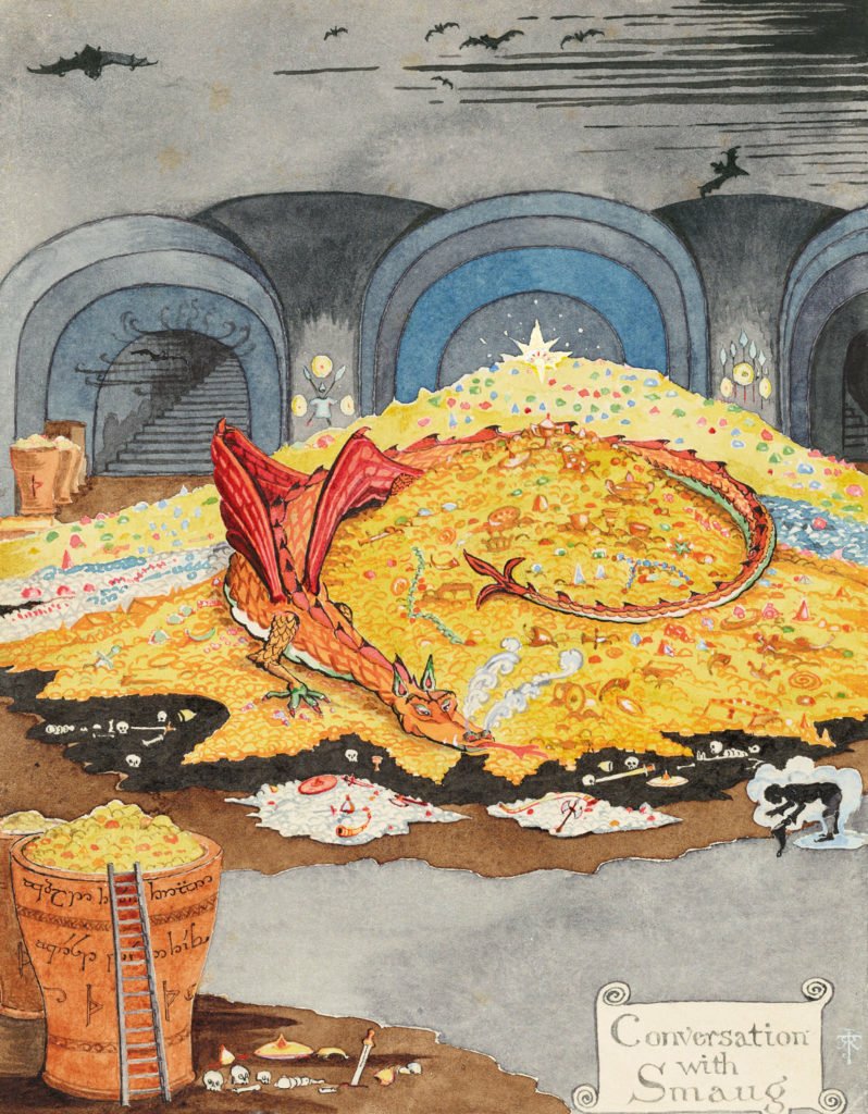 LandofLoreFilms's tweet photo. J.R.R. Tolkien’s own illustrations for 'The Hobbit'

#HobbitDay #TolkienTuesday https://t.co/0mZdry5xzM