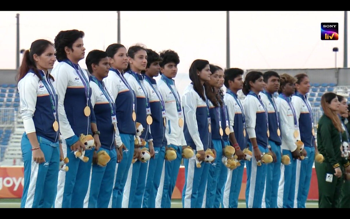 Kadwa_Comment's tweet photo. And We Won 🥇 Gold 

#AsianGames
#Cricket https://t.co/DJs7zZZ6SQ