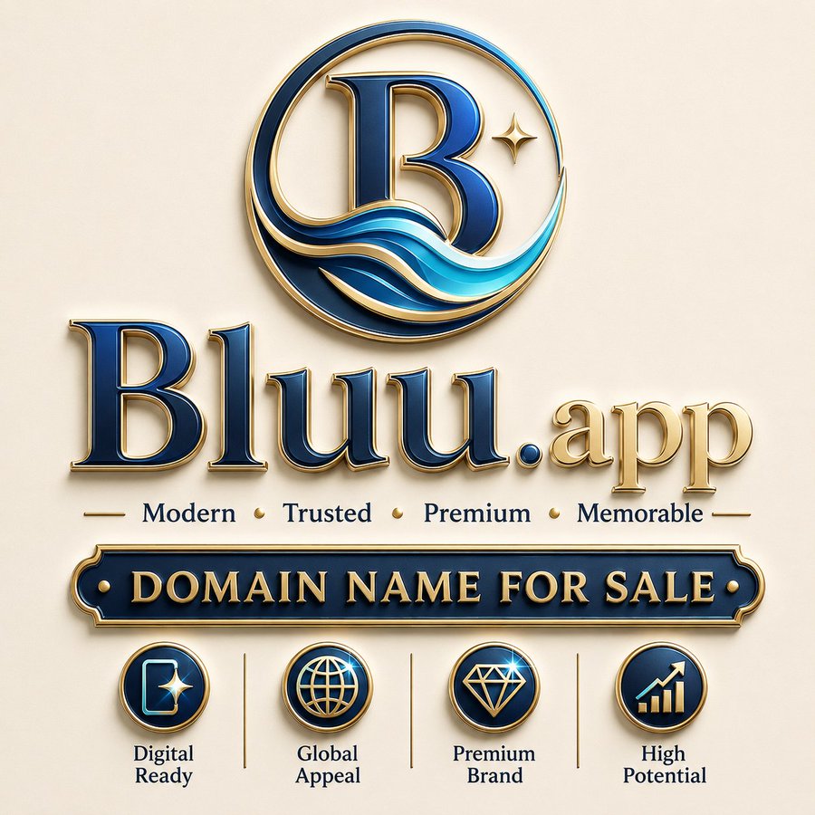 DomainFQ's tweet photo. .
Domain Listed For Sale
https://t.co/rXCFgRcr9m
A fresh, smooth, and highly brandable name for a wellness app, hydration platform, clean water startup, ocean lifestyle brand, beauty product, fintech app, or modern mobile SaaS.
#Bluu #Blue #Wellness #Water #AI #Tech
#Startup #Entrepreneur #Innovation #Business
#Technology #App #DomainForSale