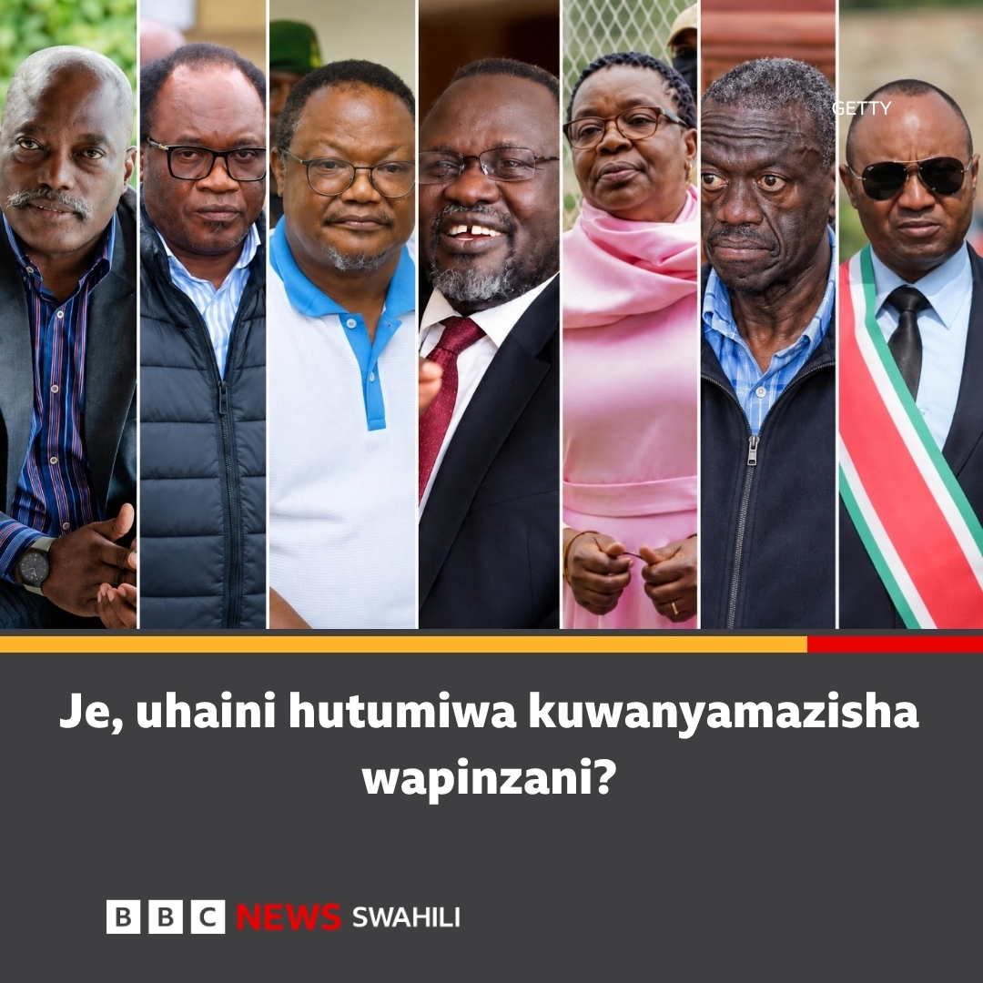bbcswahili's tweet photo. Wanasiasa 7 barani Afrika wanaokabiliwa na mashtaka ya uhaini

https://t.co/EIqGzr1vTC https://t.co/l8y3tMyFBb