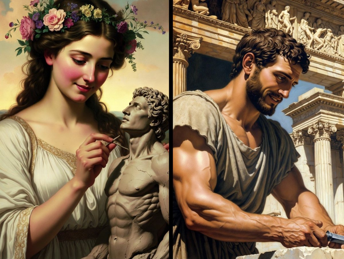 usuallypregnant's tweet photo. Proper gender roles are simple - women create and nurture people, and men create everything that people need. https://t.co/VIQALxSmkq