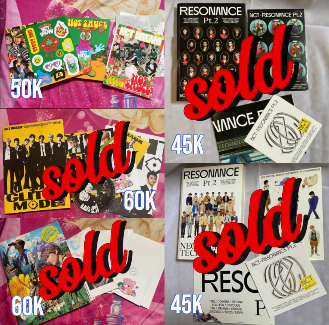 Nanasaaaa05's tweet photo. WTS ALBUM ONLY
sisa 1 lagi nih:
— hot sauce  + sticker book nct dream 50k aja

album only, official, good cond 95%
yang lain udah sold yaa, thankyou buyers ♡

📍bogor 
💸direct tf
#wtsnct #mootsㅤㅤ https://t.co/2ggwwKjoSt