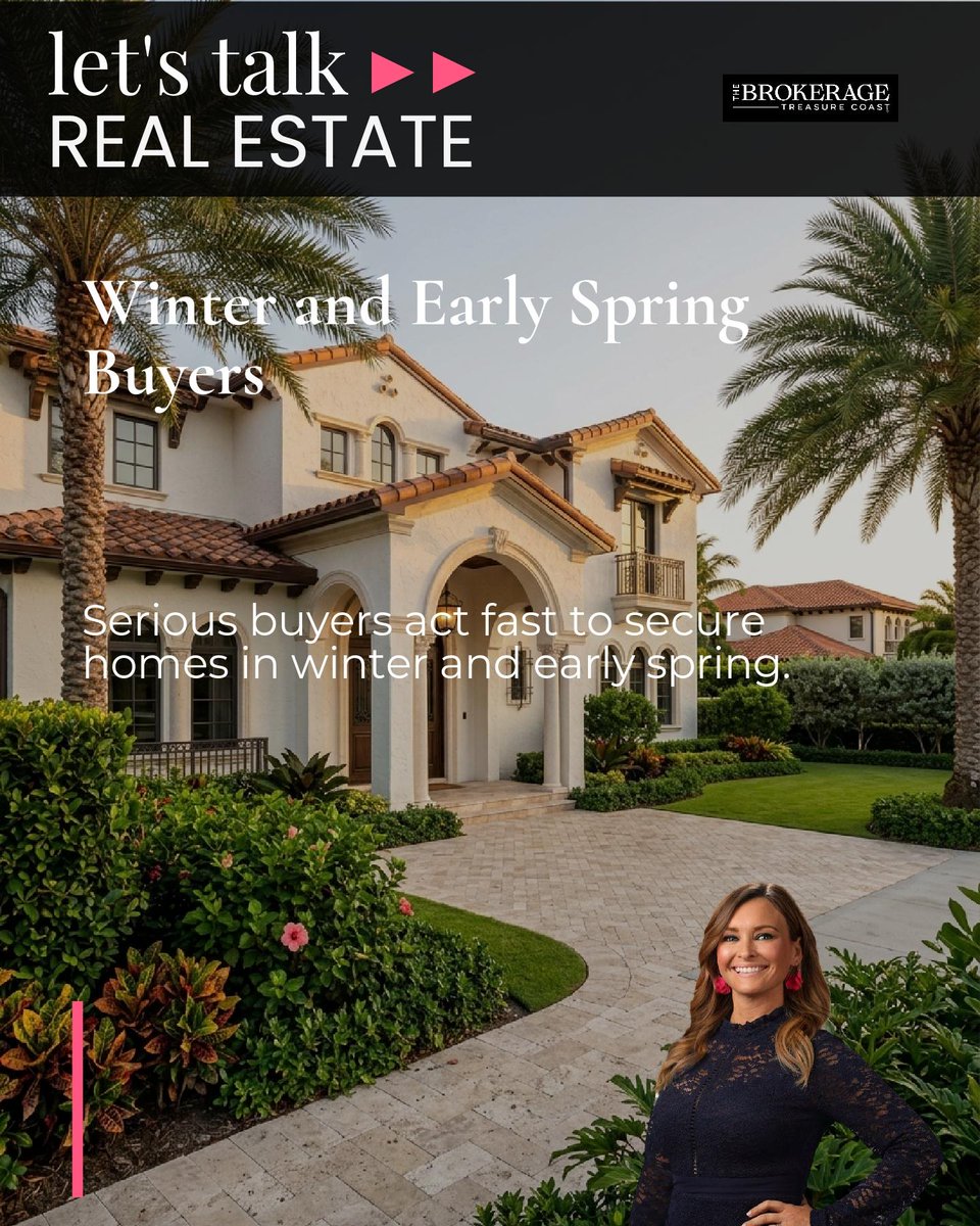 Stephenijo's tweet photo. Winter and early spring bring serious buyers rushing for Treasure Coast homes, while summer - fall shoppers tend to take their time and negotiate.

Which season matches your buying style? https://t.co/nxHUYdmTVl