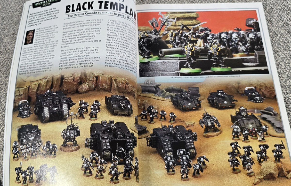 PaintsPirate's tweet photo. Todays lunchtime read #whitedwarf https://t.co/nhiCvCLgep