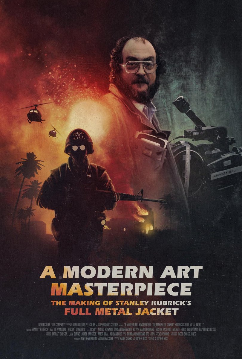 PosterSpy's tweet photo. A Modern Art Masterpiece: The Making of Stanley Kubrick’s Full Metal Jacket by PRO Member @nunosarnadas
#FullMetalJacket https://t.co/b672AxT4T0