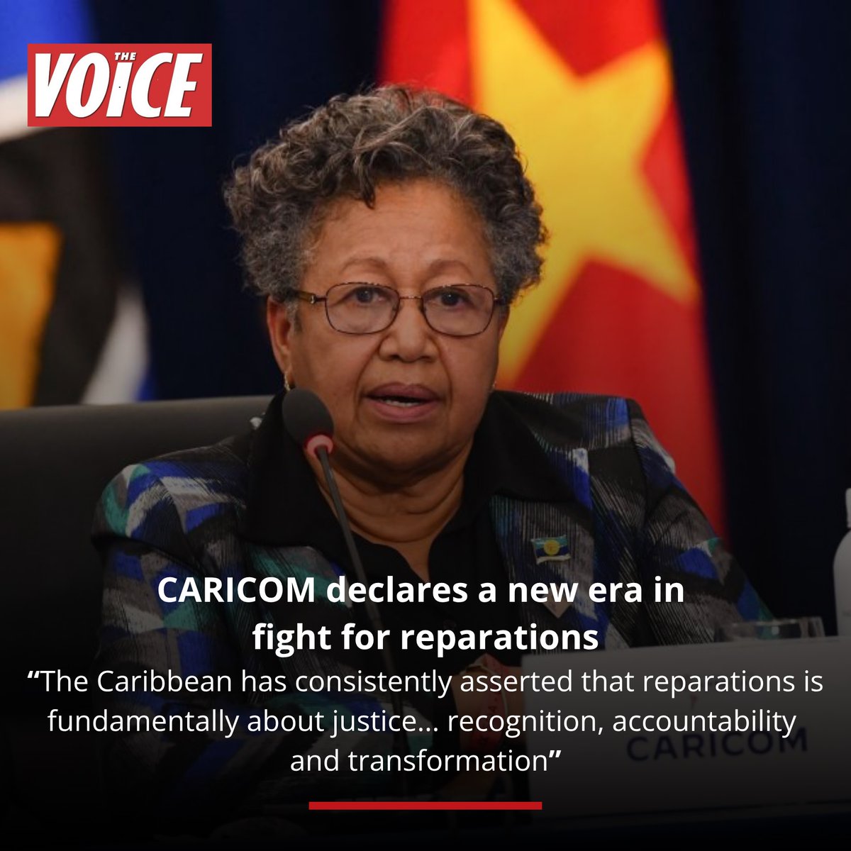 TheVoiceNews's tweet photo. ‘We can never forget’: CARICOM declares a new era in fight for reparations

By @S_Fleary1 

➡️https://t.co/QPvYgDn9pf https://t.co/9rMnAVkABg