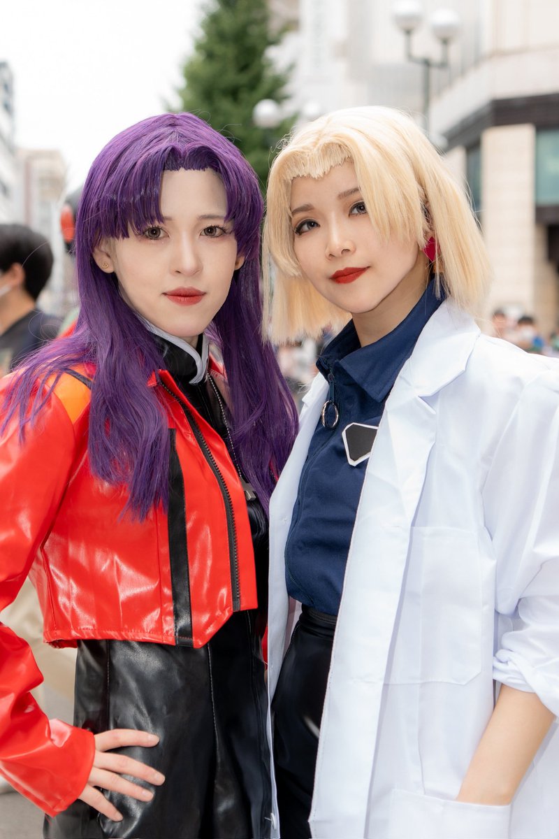 _usako_moti's tweet photo. 【Cosplay/コスプレ】

新世紀エヴァンゲリオン

��城ミサト:@sana_kp 
赤木リツコ:私

📸:@saek3vcf 

#サツコス https://t.co/K6GYPzjfdR