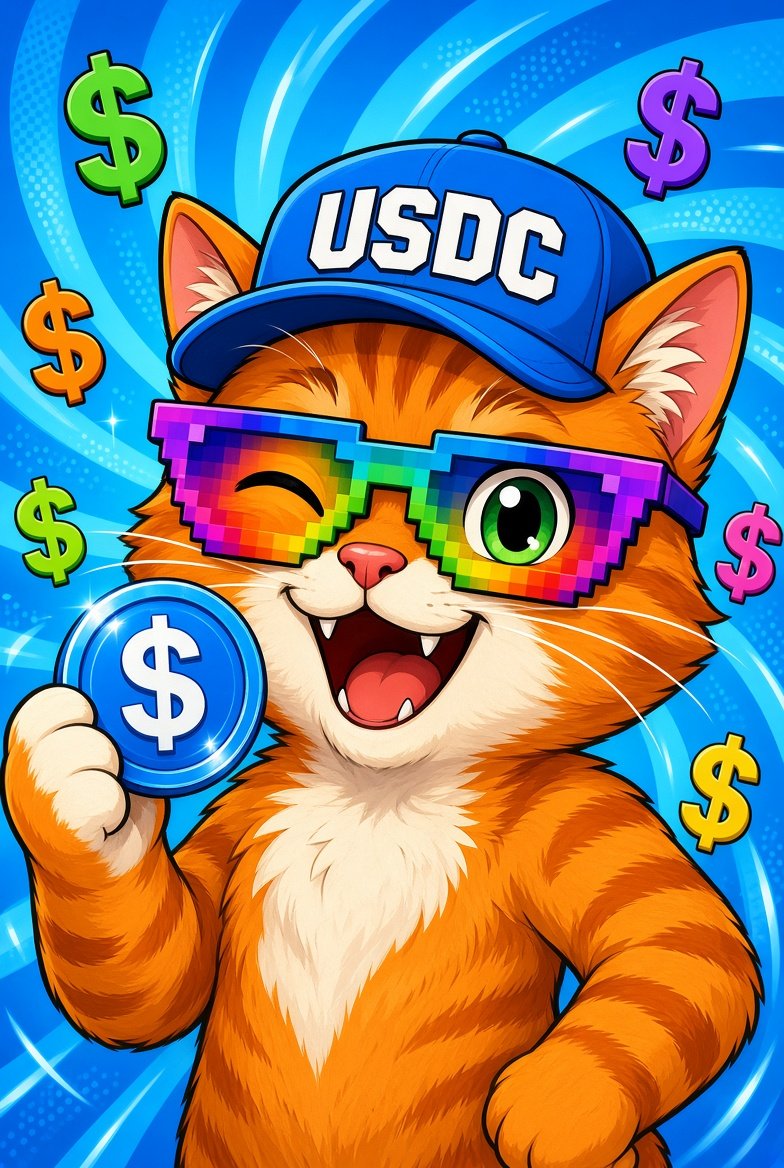 USDCCOOLCAT's tweet photo. @herfarmercist Cooking up the coolest gains on Arc! 🐾🕶️
$USDCATT is holding down the USDC standard. Come check the vibe!
CA: 0xf455dcB3F2ca7e949c340a8fF1b50d6777DBa150 https://t.co/VDCA58DRFT
