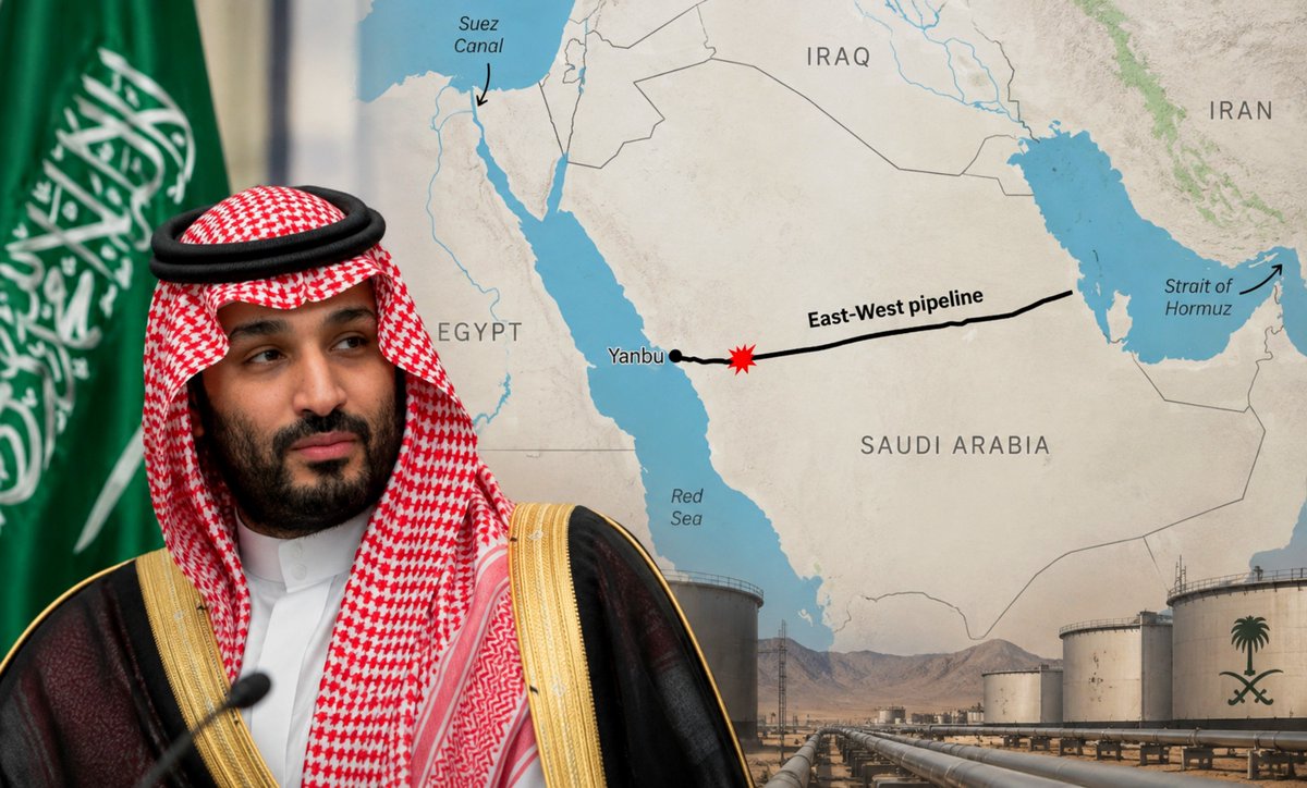 Saudi Arabia resumes East-West pipeline ops after drone strike damage; 4M bpd capacity
