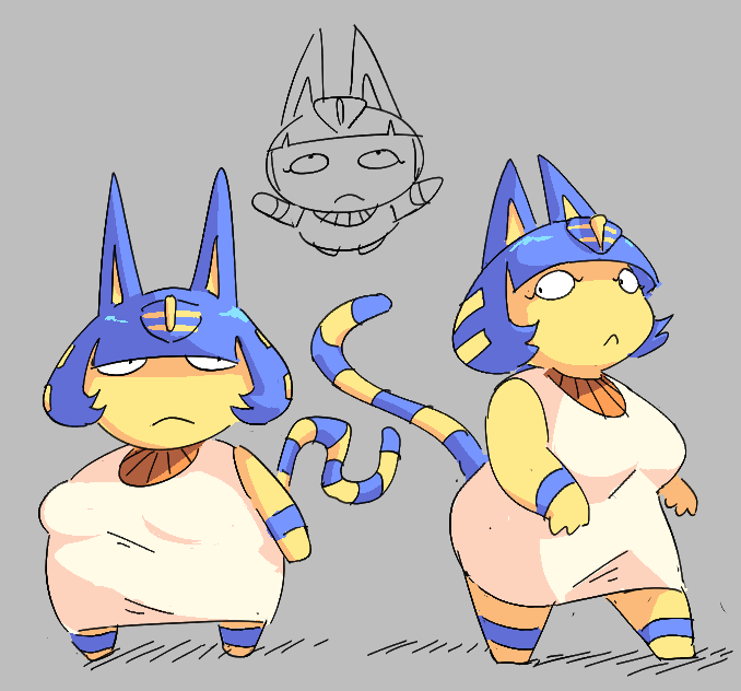 DimpinDot's tweet photo. ankha birthday doodles https://t.co/JCKv3H8H50